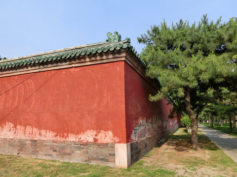 地壇公園 紅墻 琉璃瓦