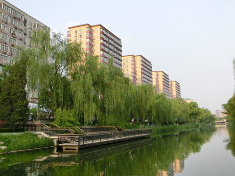 北二環(huán) 護(hù)城河風(fēng)光