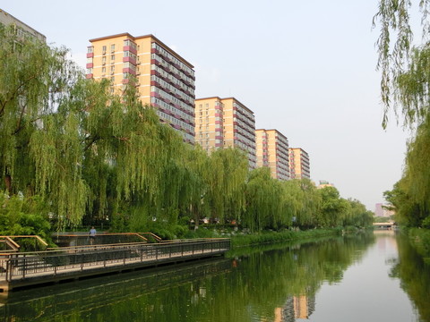 北二環(huán) 護(hù)城河風(fēng)光