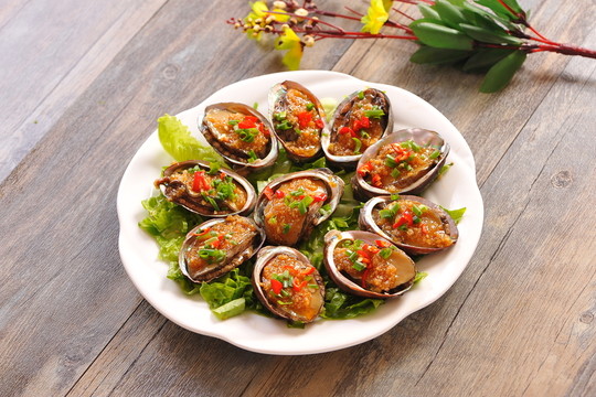 蒜蓉小鮑魚