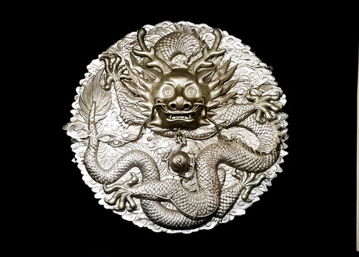 龍圖騰 藝術品 大師雕塑