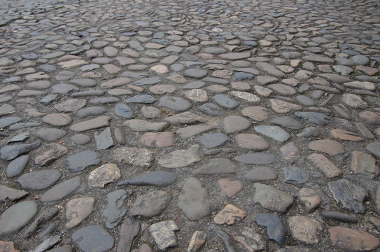 石頭鋪成的道路