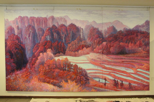 油畫(huà)山水