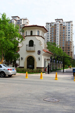 小區(qū) 園林 大門
