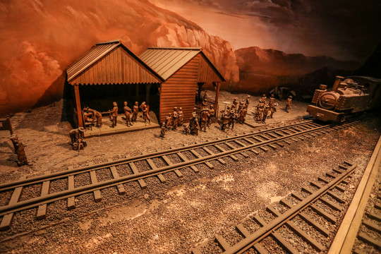 罗湖火车站模型