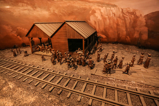 罗湖火车站模型