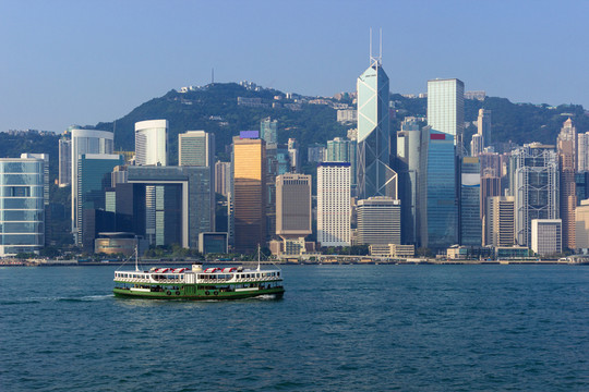 香港維港的建筑群