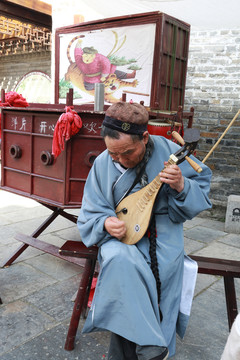 窯灣古鎮(zhèn)皮影戲