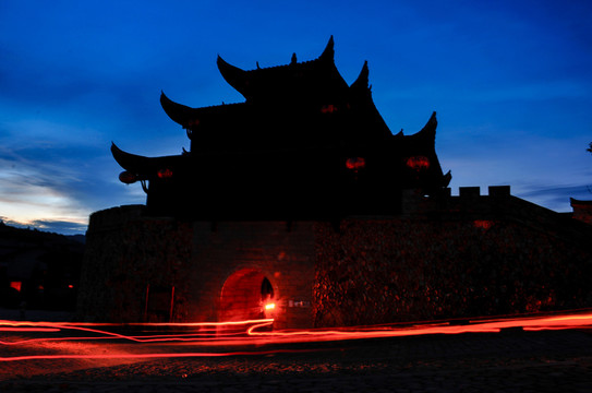 古鎮(zhèn)暮色
