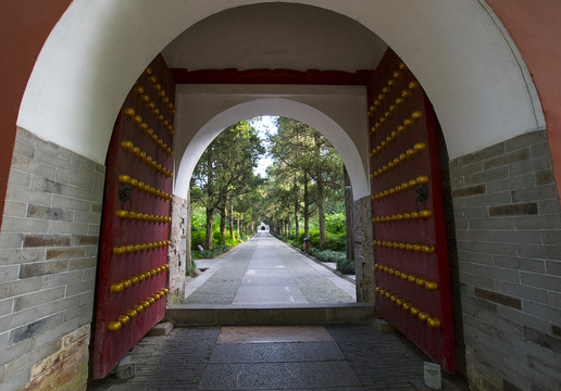 明孝陵 內(nèi)紅門(mén)