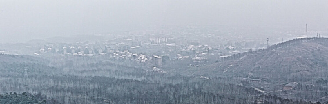 雪景俯瞰圖