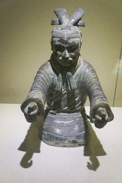 陜西西安文物銅馭官
