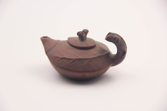 葉形茶壺