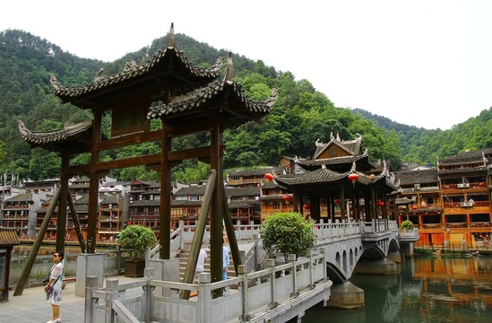 鳳凰 古城 建筑 沱江