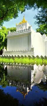 曼德勒王宮i內(nèi)一景