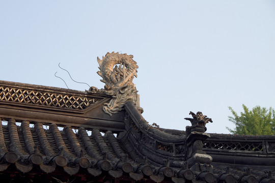 南京夫子廟大成門 鴟吻