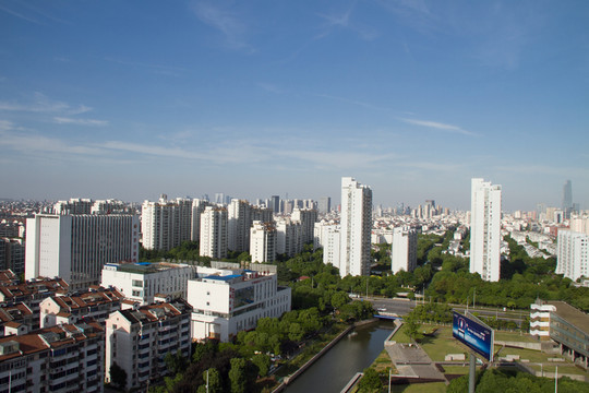 蘇州市區(qū) 藍天白云