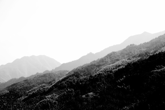 水墨大山
