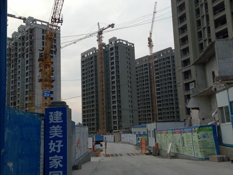 在建樓房 建筑施工 施工樓盤