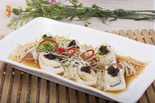 豆豉蒸鱈龍魚