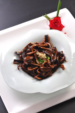 響油鱔絲