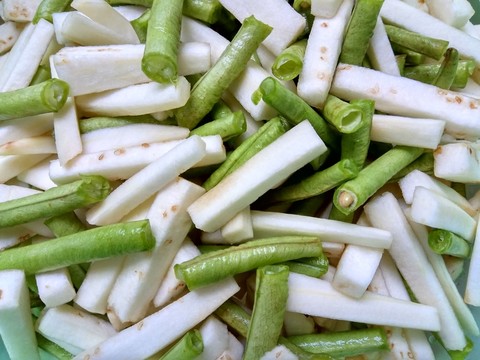 茄條豆角 無(wú)皮茄條 茄子肉