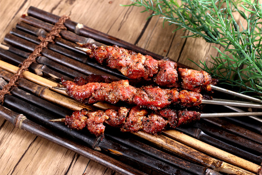 烤牛肉串