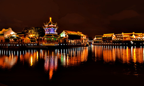 蘇州山塘街夜景