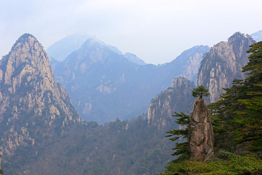 黃山妙筆生花景觀