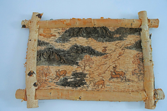樺樹(shù)皮工藝品