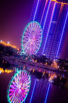 南山湖夜景