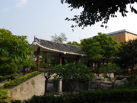 公園休閑亭子
