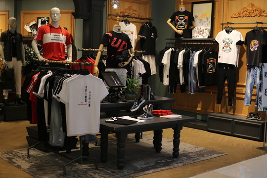 服裝店假展示區(qū)