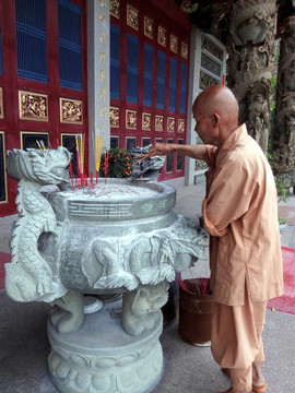 廟宇的僧人