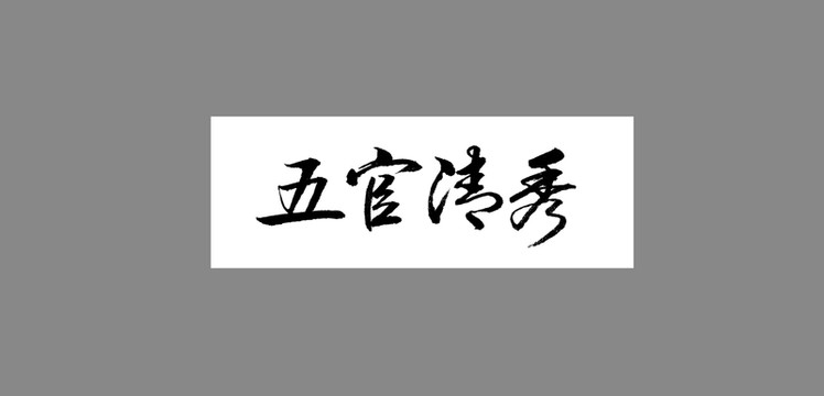 五官清秀