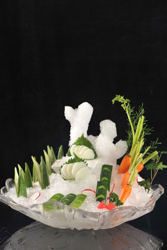 養(yǎng)身時(shí)蔬拼盆
