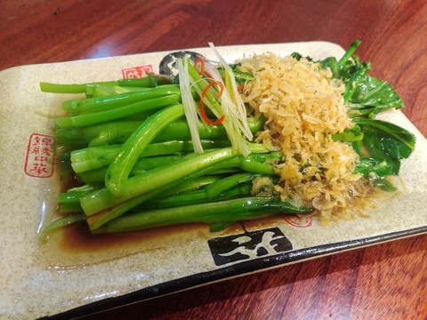 蝦油菜心
