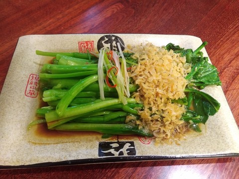 蝦油菜心
