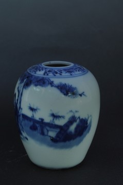 慎德堂 青花水盂