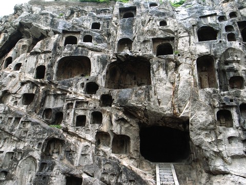 龍門石窟 佛像 石刻