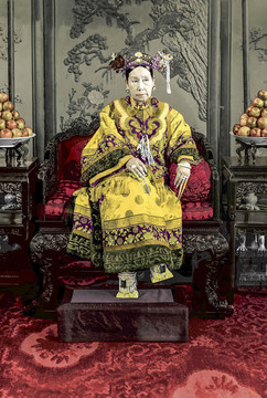 慈禧太后彩照
