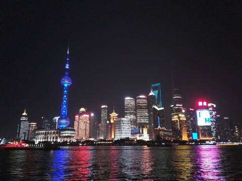 上海陸家嘴夜景