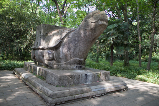靈谷寺 石龜趺