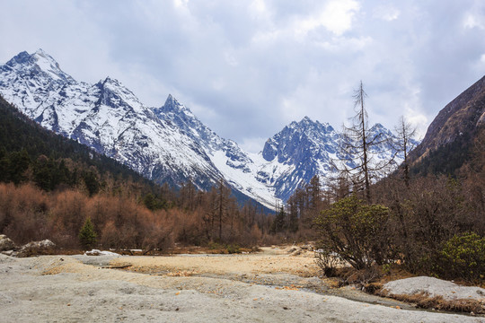 畢棚溝雪山