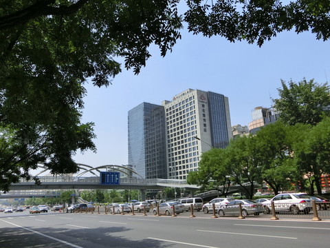 城市街景 北京街景 高樓大廈