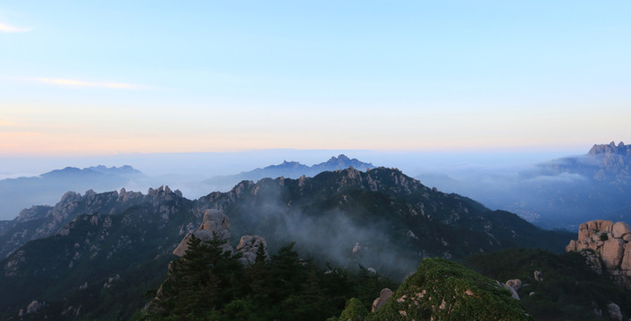 青島嶗山云海高清圖片