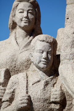 鐵人紀(jì)念館 雕塑 石油開采