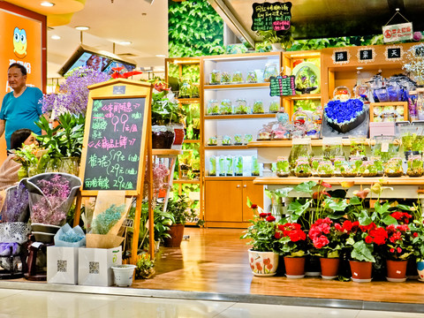 鮮花店 園藝店 高清大圖