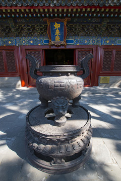 智化寺 如來殿前的香爐