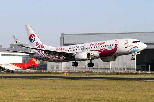 東航 飛機(jī)降落